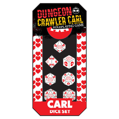PRE-ORDER Dungeon Crawler Carl RPG Dice Set - Carl's Enchanted Big Boi Boxers Dice Set