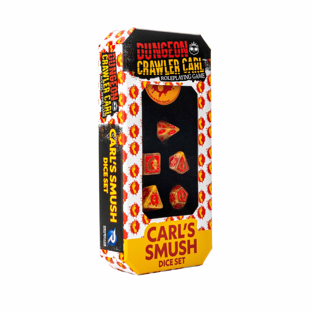 PRE-ORDER Dungeon Crawler Carl RPG Dice Set - Smush Dice Set