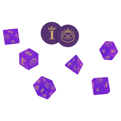 PRE-ORDER Dungeon Crawler Carl Roleplaying Game Princess Donut's Enchanted Crown of the Sepsis Whore Dice Set