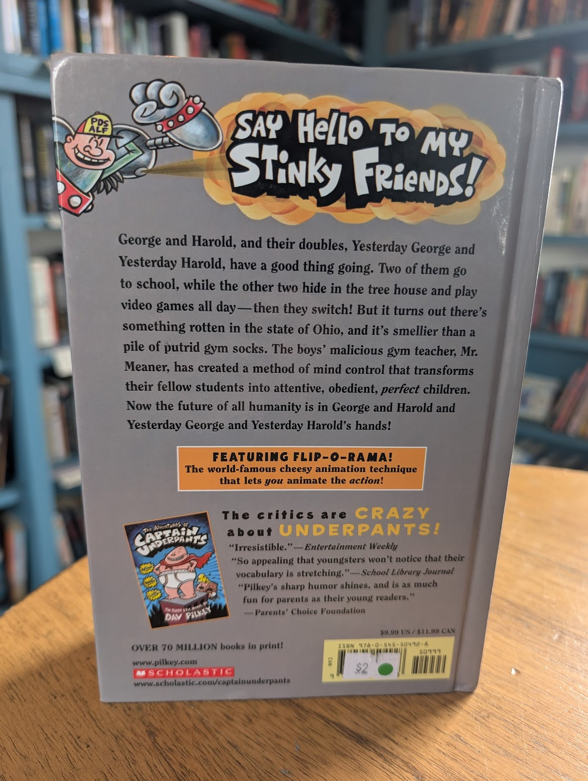 (Pre-Loved) Captain Underpants and the Sensational Saga of Sir Stinks-A-Lot by Dav Pilkey