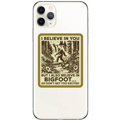 Bigfoot Sarcastic Cute Cryptoid High Quality Vinyl Sticker