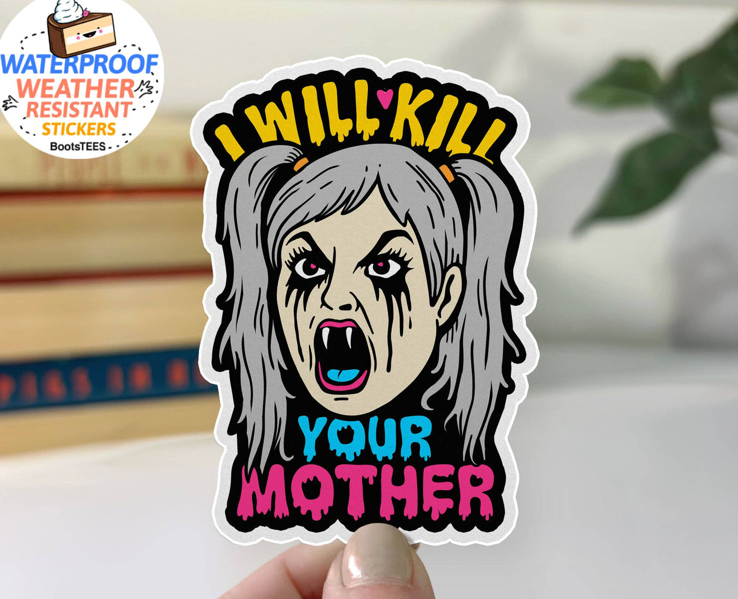 Dungeon Crawler Carl Quote Stickers 3" Samantha (Your Mother) Stickers