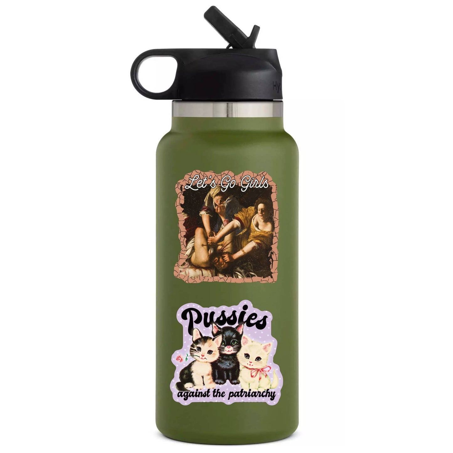 Let's Go Besties Feminist High Quality Vinyl Sticker