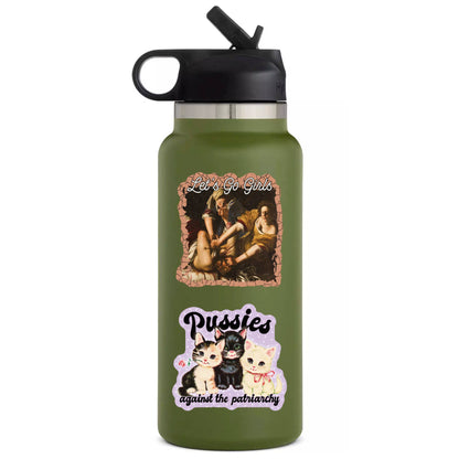 Let's Go Besties Feminist High Quality Vinyl Sticker