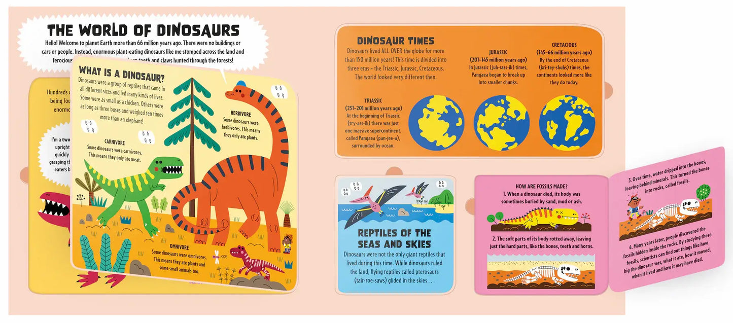 Lonely Planet Kids My First Lift-the-Flap Dinosaur Atlas: Contains Over 50 Flaps to Lift by Lonely Planet