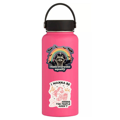 Introvert Mermaid Personality High Quality Vinyl Sticker