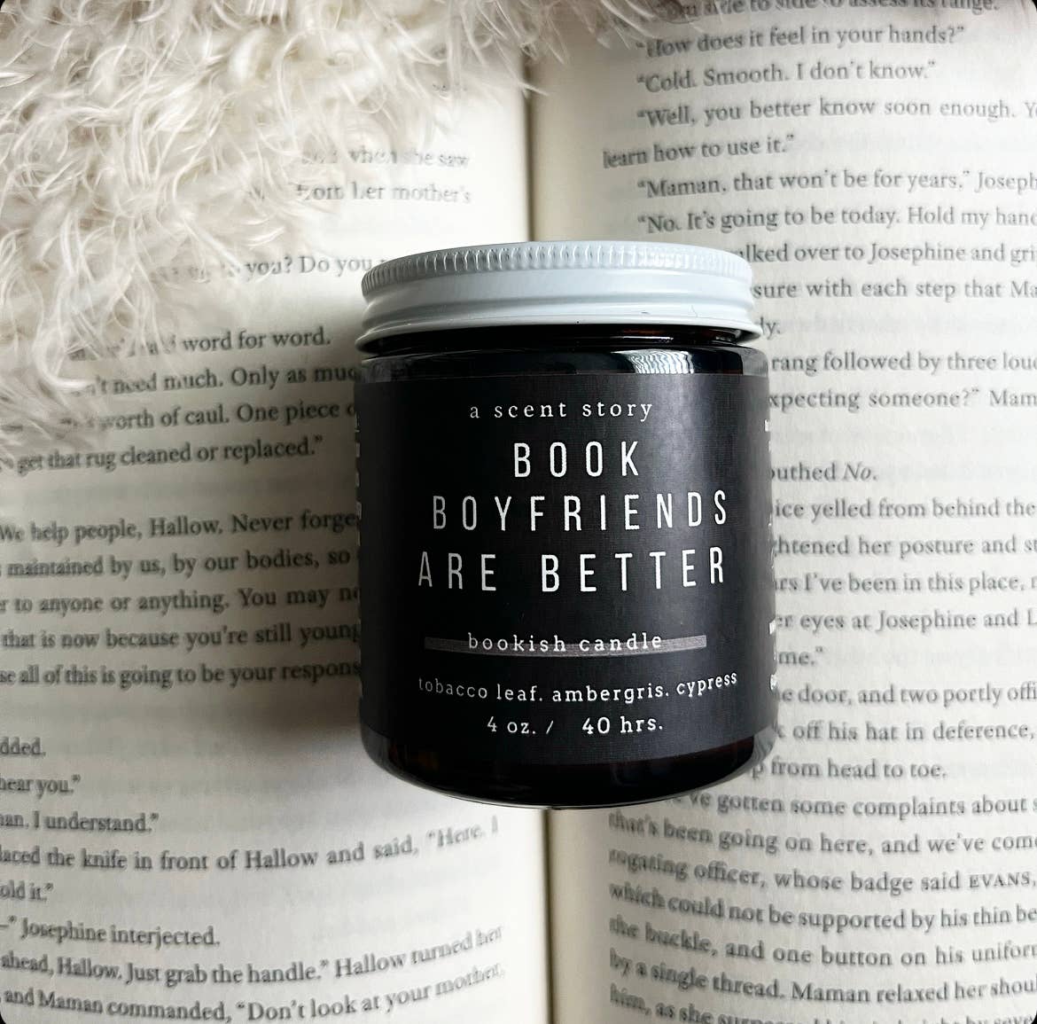 Book Boyfriends Are Better -  Bookish Candle | Book Themed