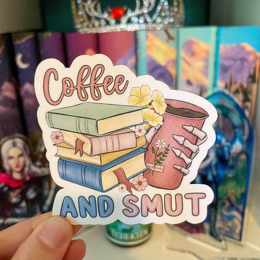 Coffee and Smut Sticker | Sticker |Kindle Sticker