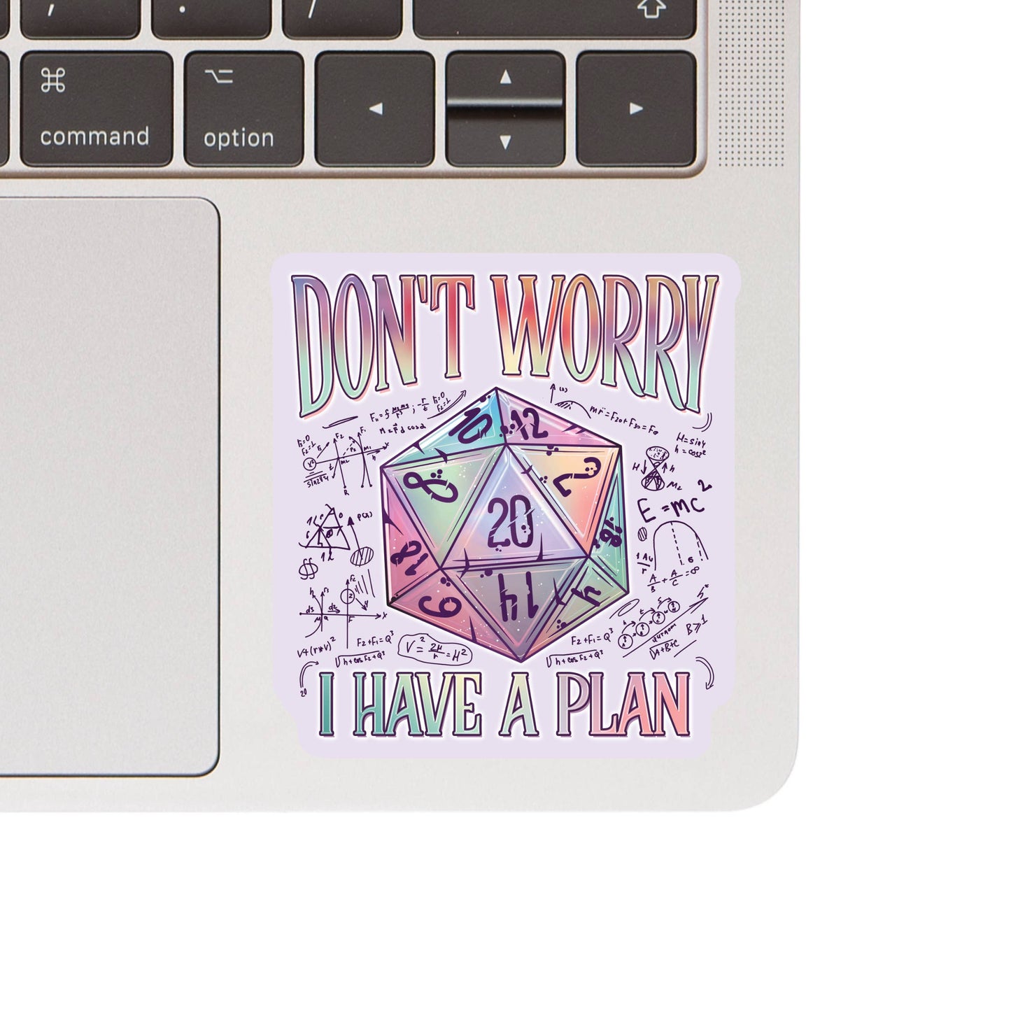 I Have a Plan Dice Game High Quality Vinyl Sticker