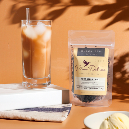 Root Beer Black Loose Leaf Tea: 1 oz