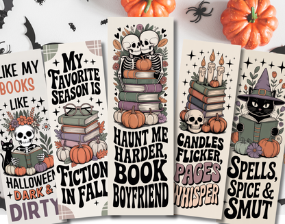 Halloween Bookmarks: Candles Flicker