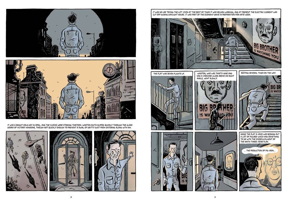 1984: The Graphic Novel: (Authorized Orwell Edition) by George Orwell, Fido Nesti