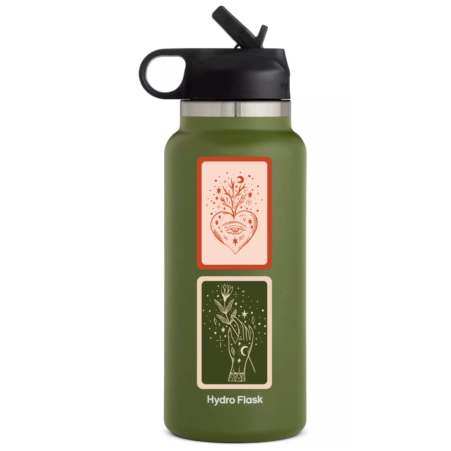 Moon Woman Magic Flower High Quality Vinyl Sticker