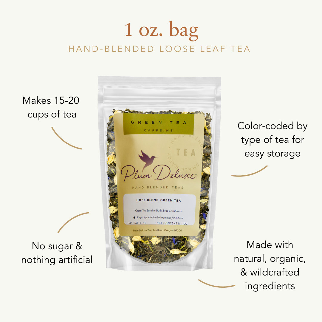 Evening in the Garden Elderflower Rose Lemon Herbal Tea: 1 oz