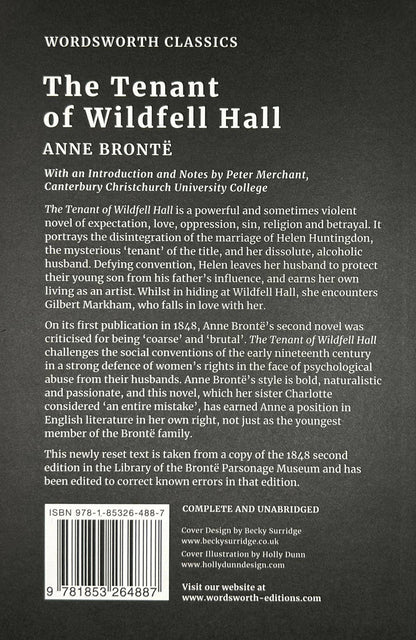 Tenant of Wildfell Hall (Wordsworth Classics) by Anne Bronte