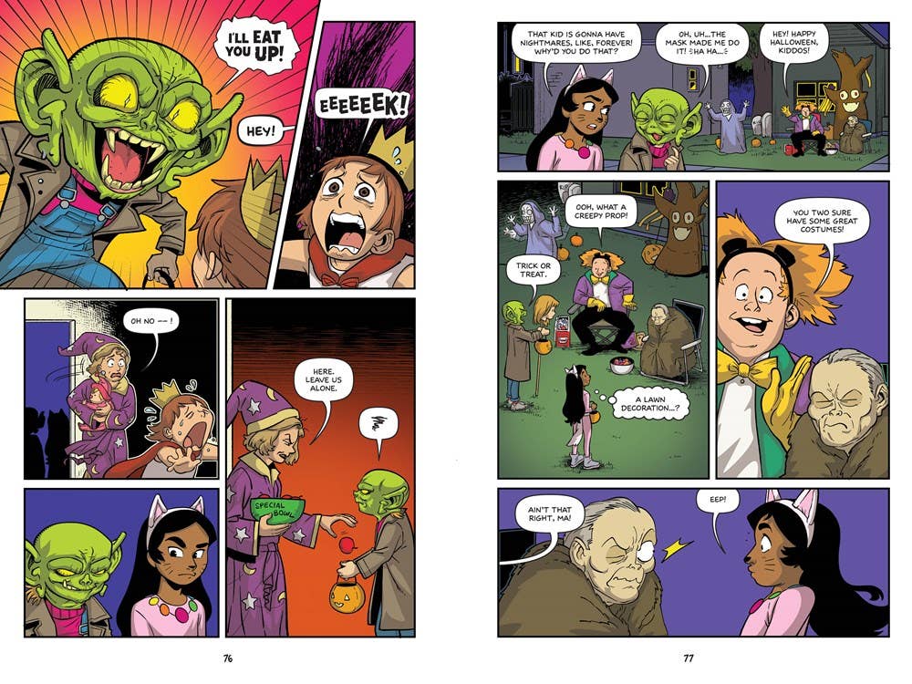 The Haunted Mask (Goosebumps Graphic Novel #1) by R. L. Stine, Maddi Gonzalez