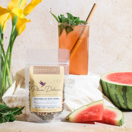 Watermelon Mint Herbal Loose Leaf Tea: 1 oz
