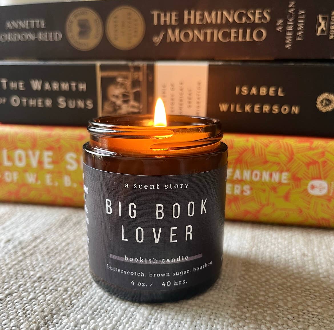 Big Book Lover | Bookish Candle | Soy Wax, 4 oz: 4 oz