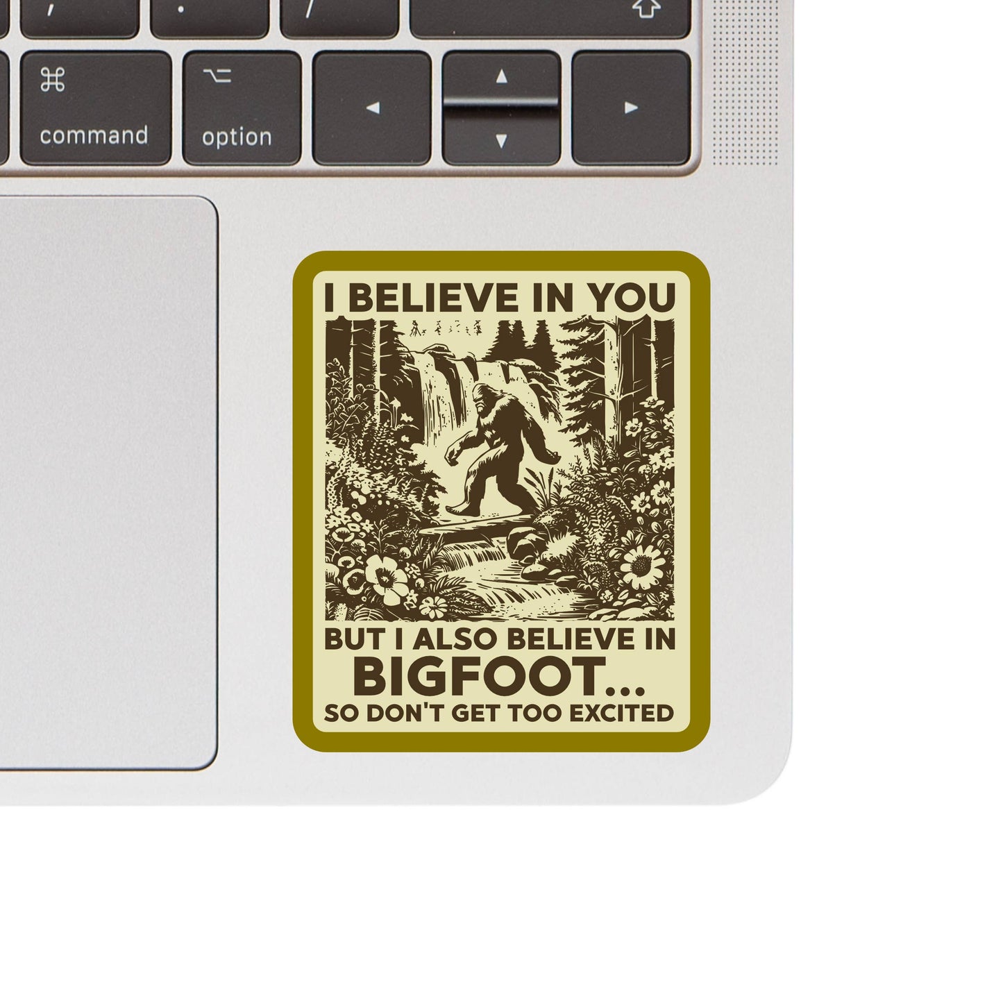 Bigfoot Sarcastic Cute Cryptoid High Quality Vinyl Sticker