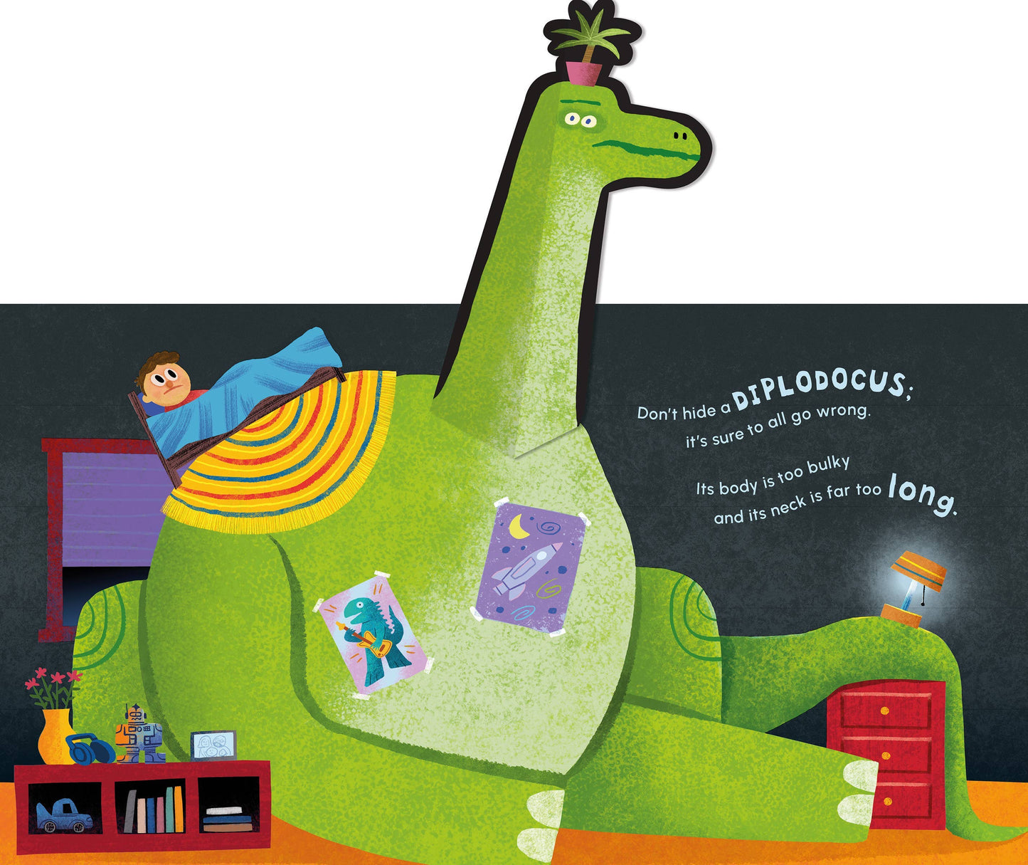 Don't Ever Take a T-Rex out for Tea: A Dino-Mite Pop-Up Book by Harriet Evans, Michael Slack