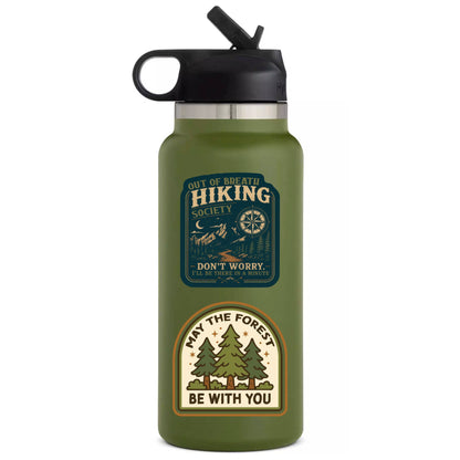 Out of Breath Hiking Society High Quality Vinyl Sticker